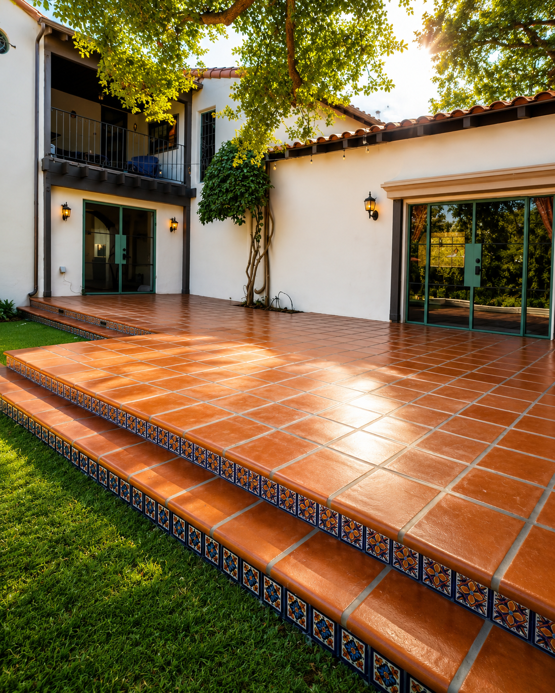 Outdoor patio installation